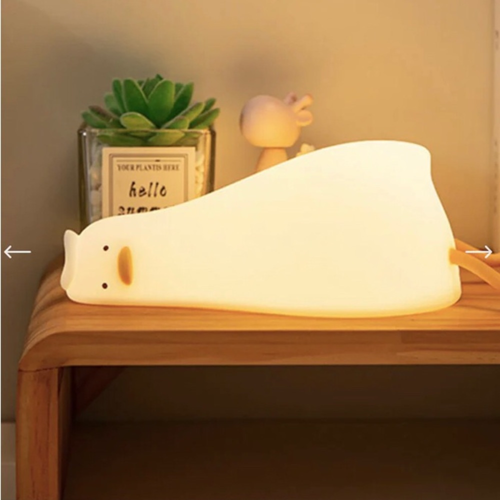Existential Crisis Duck Squishy USB Night Light Touch Lamp